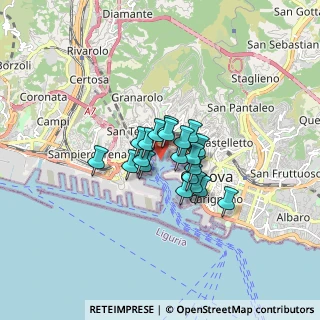 Mappa Genova, 16126 Genova GE, Italia (0.9545)