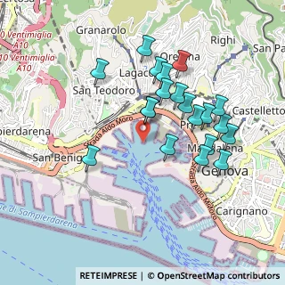 Mappa Genova, 16126 Genova GE, Italia (0.8805)