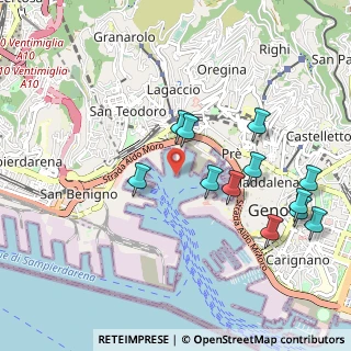 Mappa Genova, 16126 Genova GE, Italia (1.055)