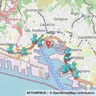 Mappa Genova, 16126 Genova GE, Italia (1.21455)