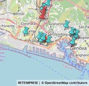 Mappa , 16149 Genova GE, Italia (1.95588)