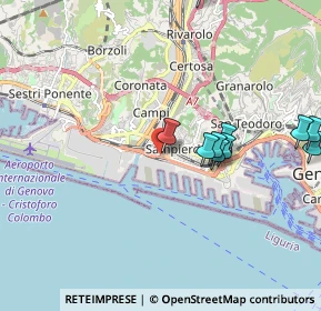 Mappa Via Lodovico Antonio Muratori, 16100 Genova GE, Italia (2.78643)