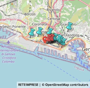 Mappa Via Lodovico Antonio Muratori, 16100 Genova GE, Italia (0.84857)