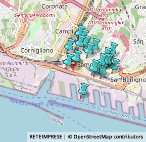 Mappa ASL3 Genovese - Palazzo della Salute, 16149 Genova GE, Italia (0.679)