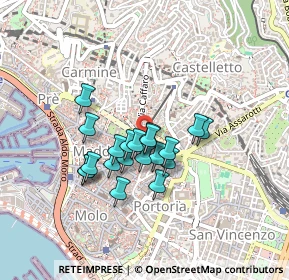 Mappa Via Interiano, 16123 Genova GE, Italia (0.3285)
