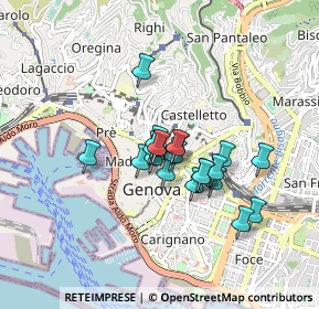 Mappa Via Interiano, 16123 Genova GE, Italia (0.632)