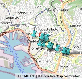 Mappa Via Interiano, 16123 Genova GE, Italia (0.66375)
