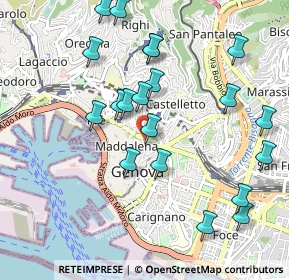 Mappa Via Interiano, 16123 Genova GE, Italia (1.0675)