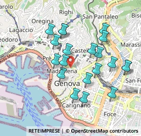 Mappa Via Interiano, 16123 Genova GE, Italia (0.8905)