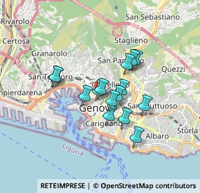 Mappa Via Interiano, 16123 Genova GE, Italia (1.244)