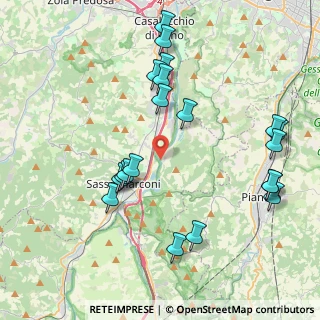 Mappa Via Vizzano, 40037 Sasso Marconi BO, Italia (4.556)