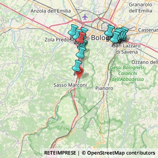 Mappa Via Vizzano, 40037 Sasso Marconi BO, Italia (8.44529)