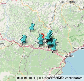 Mappa Via Marchetta, 17056 Cengio SV, Italia (6.944)