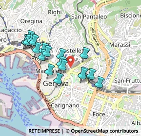 Mappa Via Palestro, 16100 Genova GE, Italia (0.849)