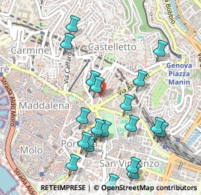 Mappa Via Palestro, 16100 Genova GE, Italia (0.5505)
