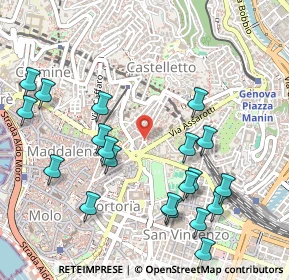 Mappa Via Palestro, 16100 Genova GE, Italia (0.583)
