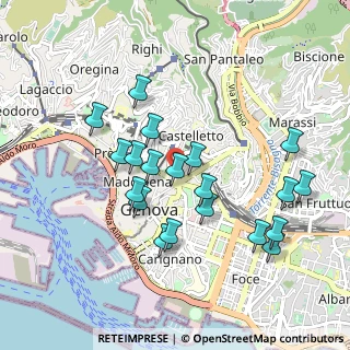 Mappa Via Martin Piaggio, 16122 Genova GE, Italia (0.914)