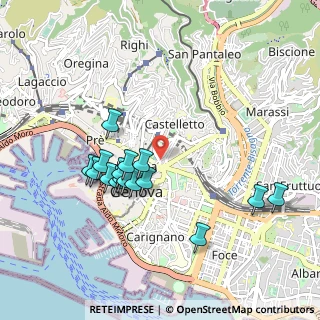 Mappa Via Martin Piaggio, 16122 Genova GE, Italia (0.90438)