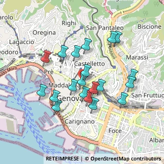 Mappa Via Martin Piaggio, 16122 Genova GE, Italia (0.838)