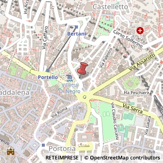Mappa Via Martin Piaggio, 13, 16122 Genova, Genova (Liguria)