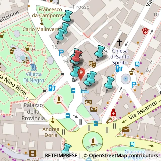 Mappa Via Martin Piaggio, 16122 Genova GE, Italia (0.03125)