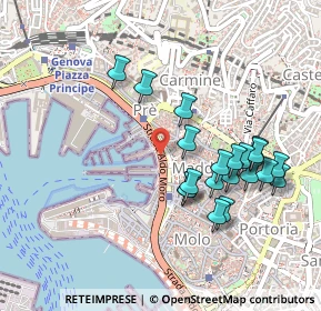 Mappa Piazza Repubblica di Genova, 16126 Genova GE, Italia (0.4655)