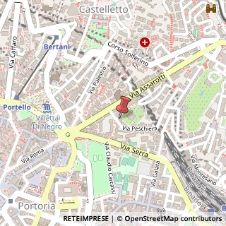 Mappa Via Peschiera, 6, 16122 Genova, Genova (Liguria)