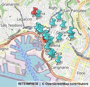 Mappa Piazza S. Pancrazio, 16124 Genova GE, Italia (0.6685)