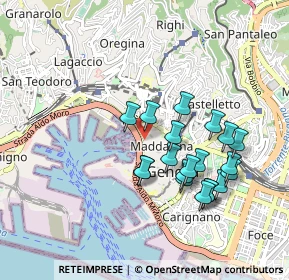 Mappa Piazza S. Pancrazio, 16124 Genova GE, Italia (0.8675)