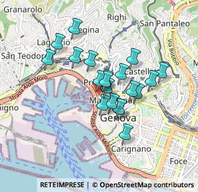 Mappa Piazza S. Pancrazio, 16124 Genova GE, Italia (0.659)