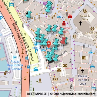 Mappa Piazza S. Pancrazio, 16124 Genova GE, Italia (0.01852)