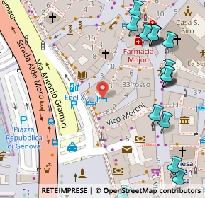 Mappa Piazza S. Pancrazio, 16124 Genova GE, Italia (0.092)