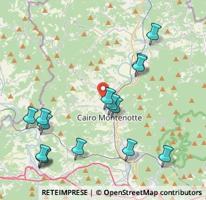 Mappa Strada Santa Maria, 17014 Cairo Montenotte SV, Italia (4.724)