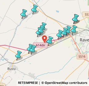 Mappa Via Braccesca, 48124 Ravenna RA, Italia (3.808)
