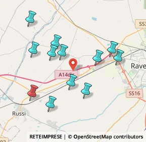 Mappa Via Braccesca, 48124 Ravenna RA, Italia (3.8925)