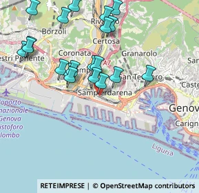 Mappa Piazza Gustavo Modena, 16149 Genova GE, Italia (2.0615)