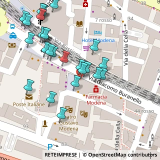 Mappa Piazza Gustavo Modena, 16149 Genova GE, Italia (0.06667)