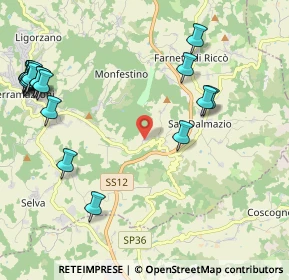 Mappa Via Campofiore, 41028 Serramazzoni MO, Italia (2.8905)