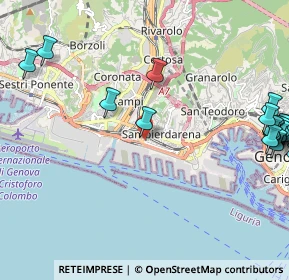 Mappa Via Pierino Pesce, 16151 Genova GE, Italia (3.176)