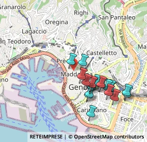 Mappa Piazza della Cernaia, 16123 Genova GE, Italia (0.919)