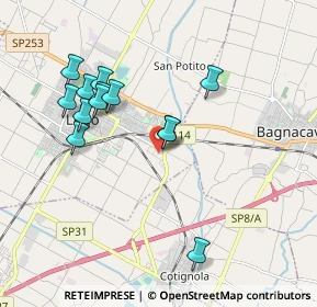 Mappa Via Dogana, 48022 Lugo RA, Italia (1.85538)