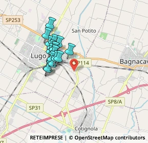 Mappa Via Dogana, 48022 Lugo RA, Italia (1.47389)