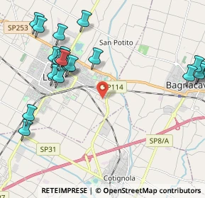 Mappa Via Dogana, 48022 Lugo RA, Italia (2.6005)