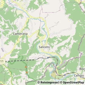 Mappa Saliceto