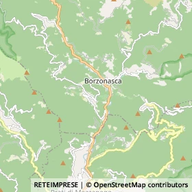 Mappa Borzonasca