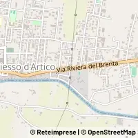 Mapa Fiesso d'Artico