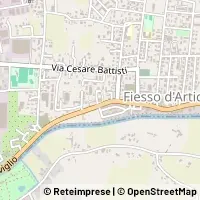 Map Fiesso d'Artico