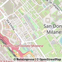 Kaart San Donato Milanese