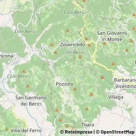 Mappa Zovencedo