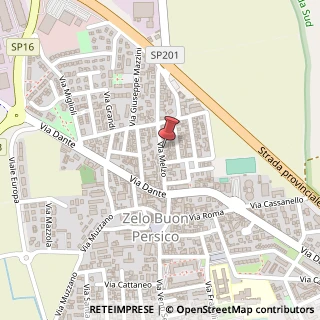 Mappa Via Melzo, 26, 26839 Zelo Buon Persico, Lodi (Lombardia)